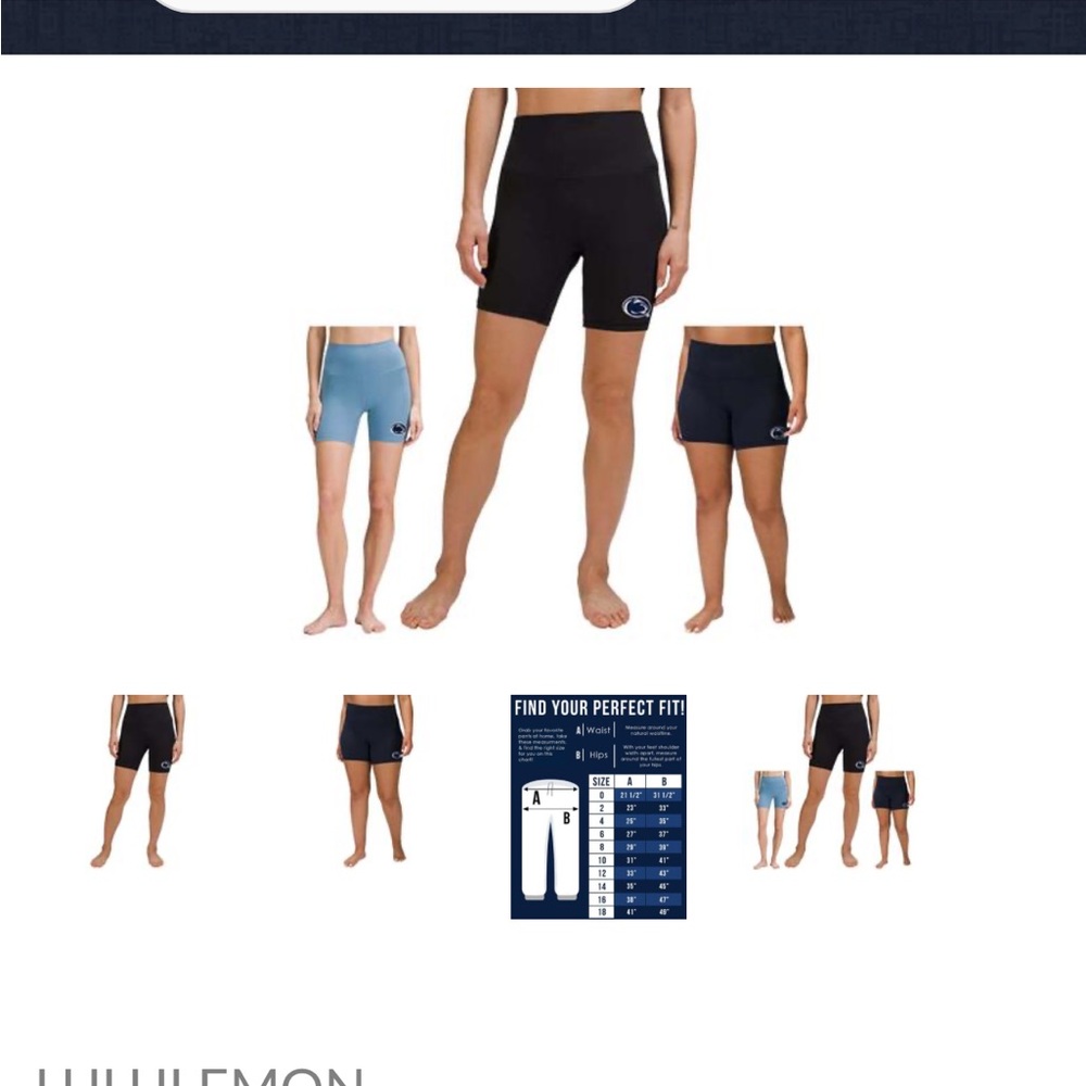 Penn State Biker Short